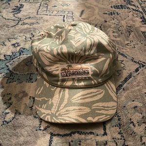 Patagonia “pataloha” tropical print green hat